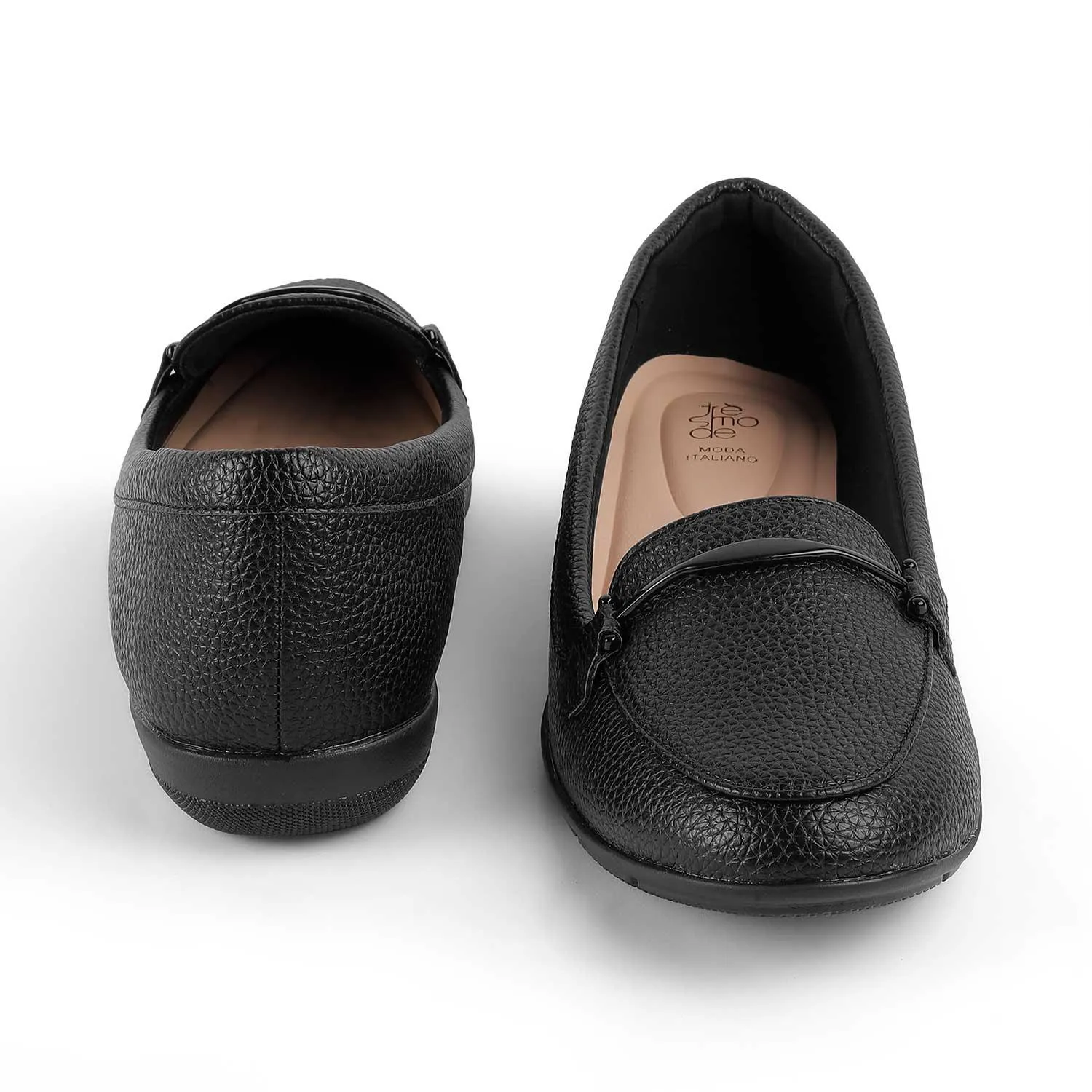 Tresmode Rujer Black Women's Casual Loafers Spanish Made Fair Walk