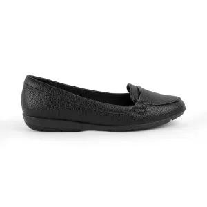 Workplace Ease slow walk Tresmode Rujer Black Women's Casual Loafers
