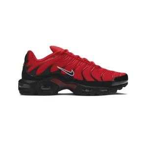 Nike Air Max Plus TN 'University Red' (2019) running in a stadium shoes