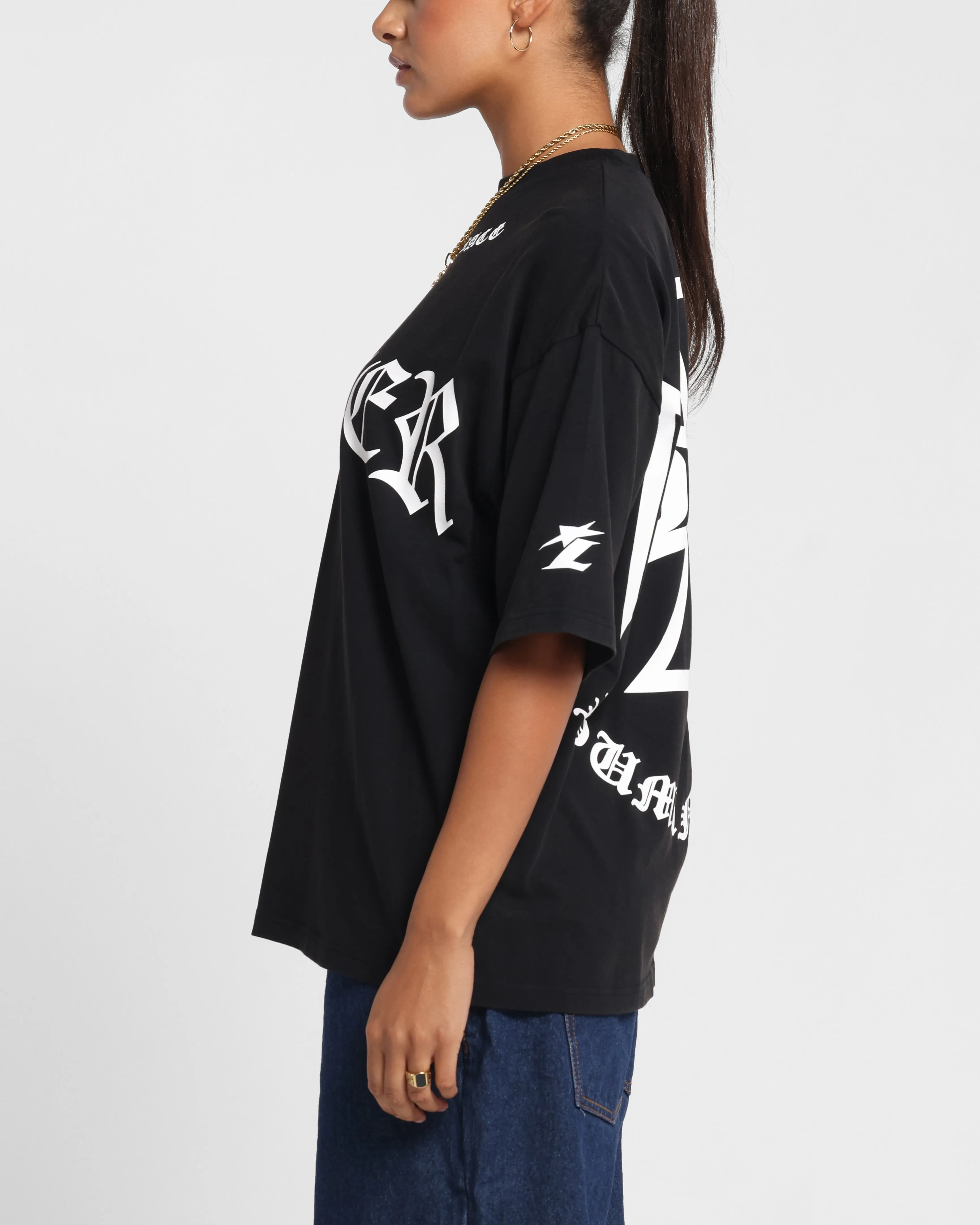 Loiter Biker Vintage T-Shirt Vintage Black Biodegradable Textile Low Environmental Impact