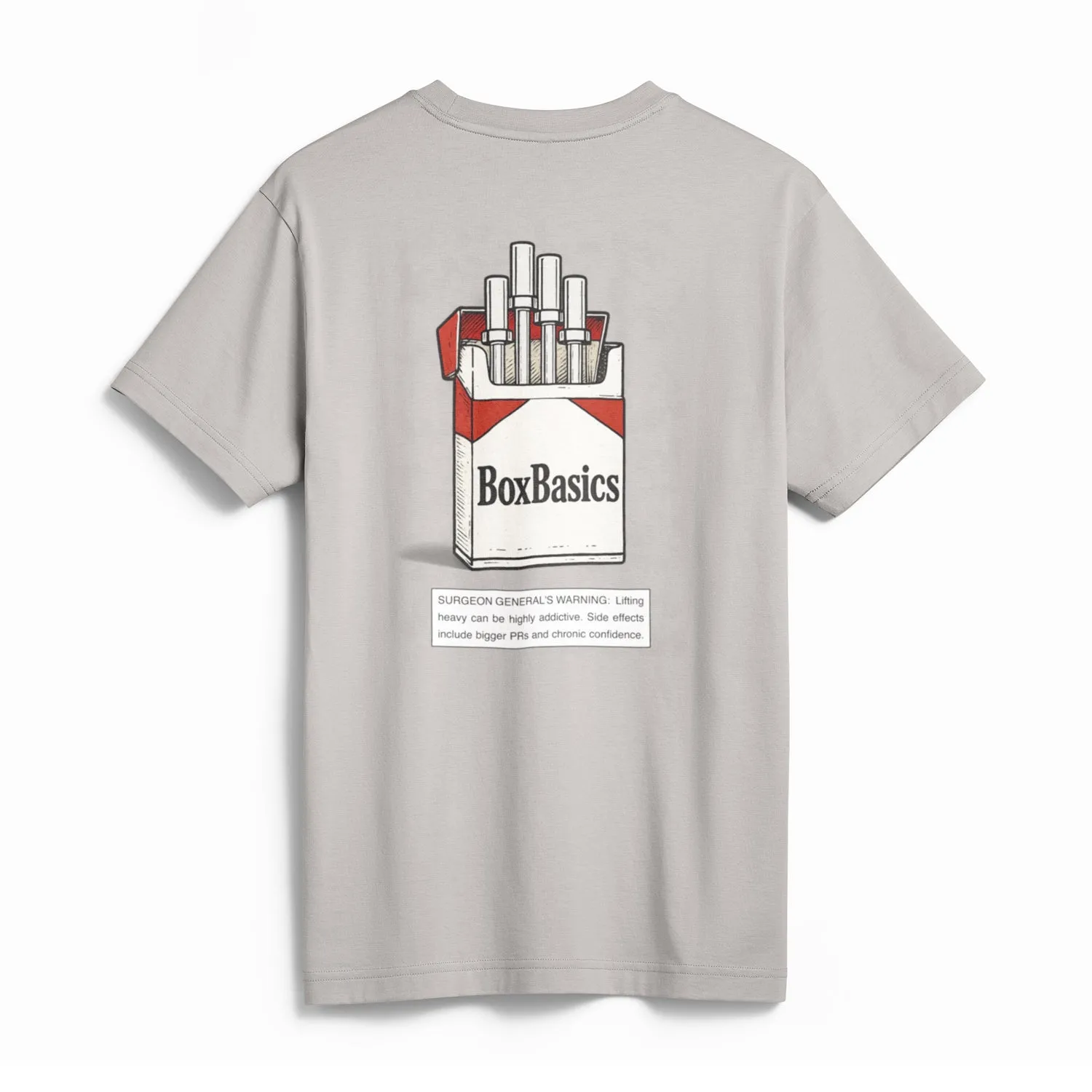 Box Basics Barbell Reds Tee Anti Pill Surface