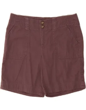 Flexible Layer Outdoor Ready Fit EDDIE BAUER Womens Casual Shorts US 10 Large W33  Purple Check Cotton
