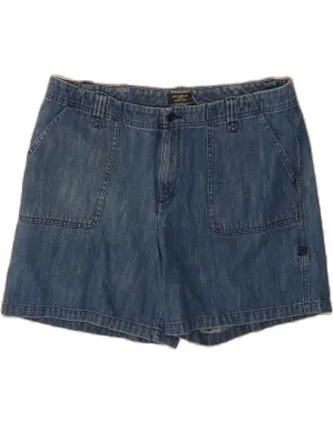 Comfy Look EDDIE BAUER Womens Vashon Fit High Waist Denim Shorts US 16 2XL W36  Blue