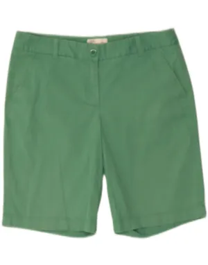 Non Irritating Tags Active Life J. CREW Womens Bermuda Shorts US 8 Medium W34  Green Cotton