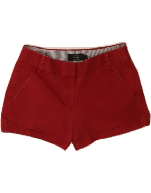 J. CREW Womens Chino Shorts US 4 Small W30  Red Anniversary Gift Perfect Fit