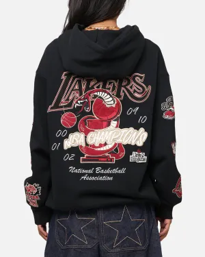 Mitchell & Ness LA Lakers First Team Gold Hoodie Faded Black Timeless Design