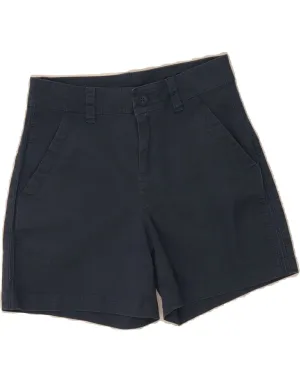 Weekend Comfort EDDIE BAUER Womens Chino Shorts US 2 XS W26  Navy Blue Cotton