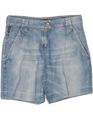 ARMANI Womens Denim Shorts IT 44 Medium W30 Blue Soft Finish