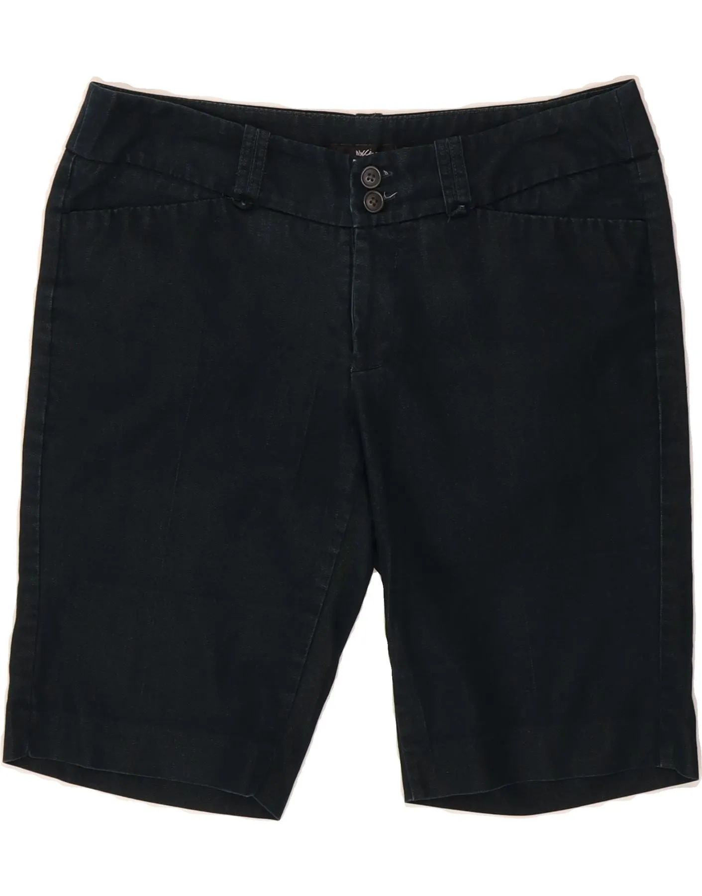MOSSIMO Womens Stretch Low Waist Casual Shorts US 6 Small W30  Black Metallic accents Quick Layer Wear