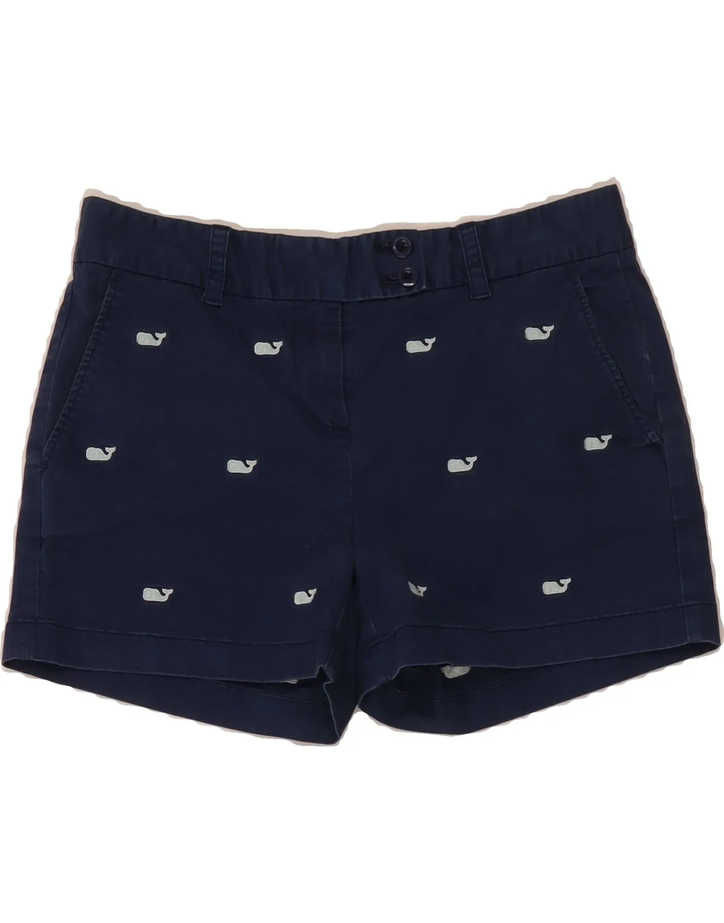 jumpsuit VINEYARD VINES Womens Chino Shorts US 4 Small W30  Navy Blue Spotted