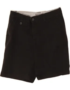 Simple Waist DOCKERS Womens Chino Shorts US 6 Medium W28  Black Cotton