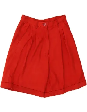 JEAN GABRIEL Womens High Waist Pegged Chino Shorts IT 44 Medium W26 Red lounging clothes