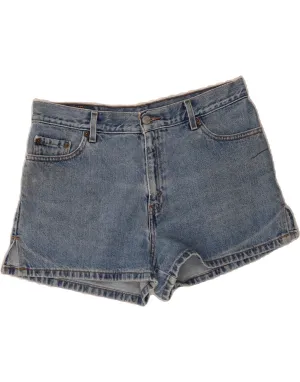 Quick Response Fit LEVI'S Womens Denim Shorts W34 Large Blue