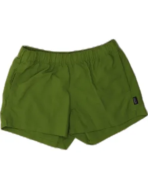 Casual Fit Wear PATAGONIA Womens Casual Shorts Medium W32  Green Polyamide