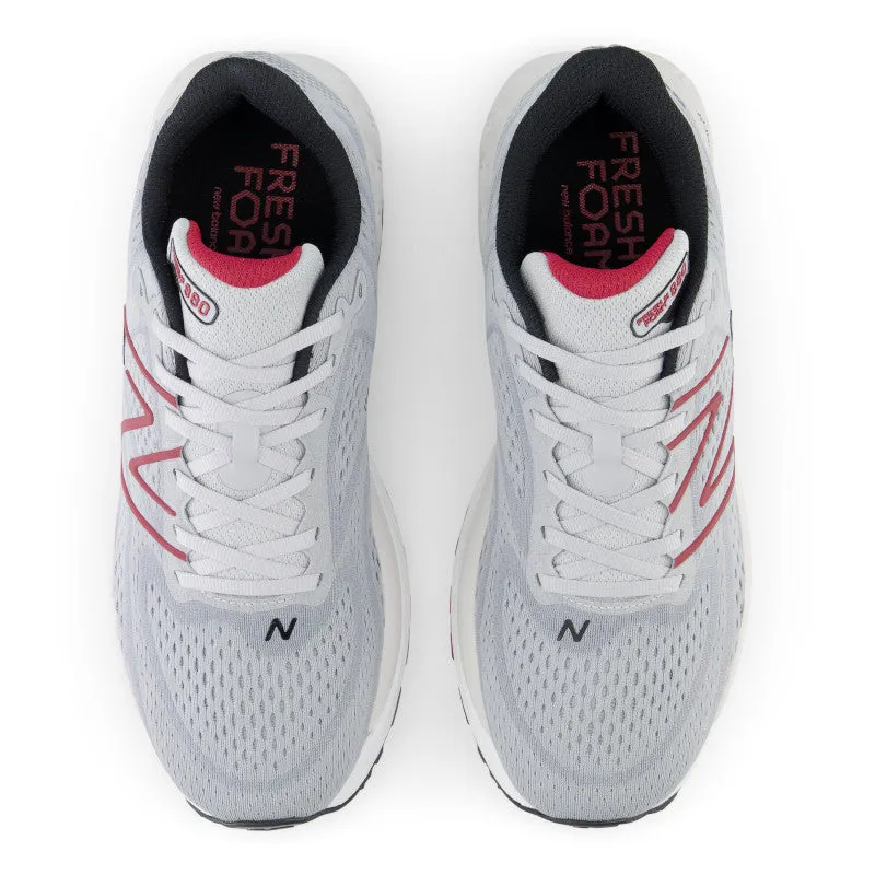 Fresh Foam X 880v13 - Aluminum Grey with Crimson and Black - Men's Generic