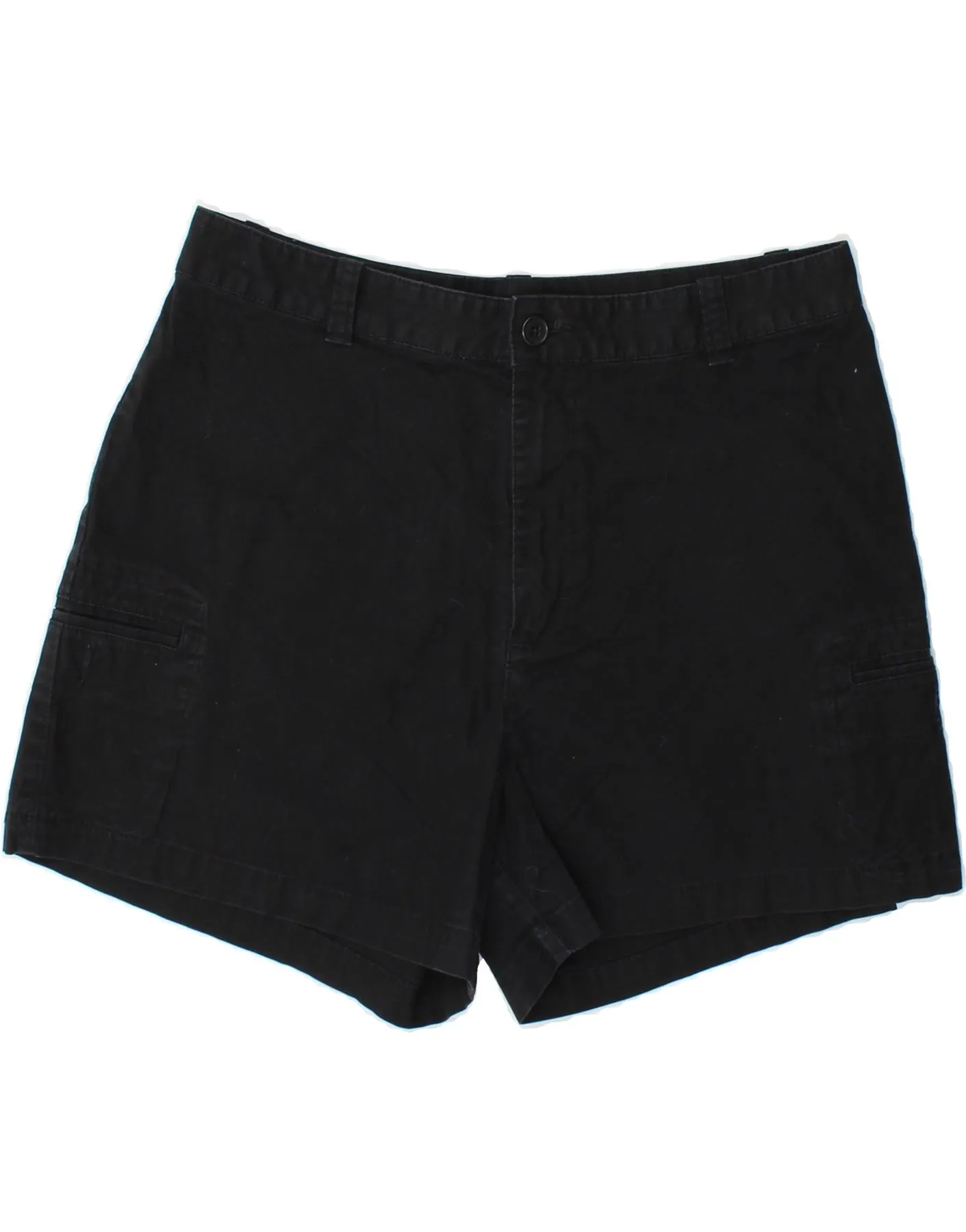 Tight Fit LEE Womens High Waist Casual Shorts US 14 XL W32  Black Cotton