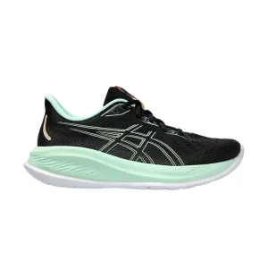 Asics scarpa da corsa da donna Gel Cumulus 26 1012B599-001 nero-menta Asymmetric Lacing