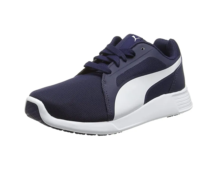 running on a rubber track shoes Ergonomic Arch Contour Puma scarpa da ginnastica da uomo St Trainer Rvo 359904 02 blu