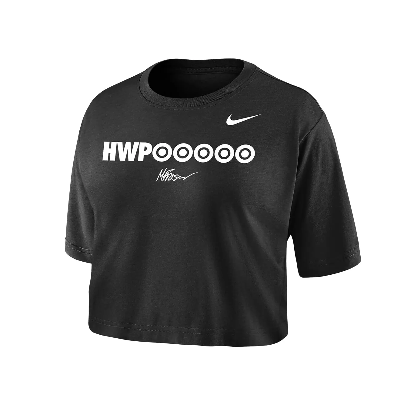 Women's Nike Dri-FIT HWPO Crop Tee EcoFriendly Dye Versatile Layer