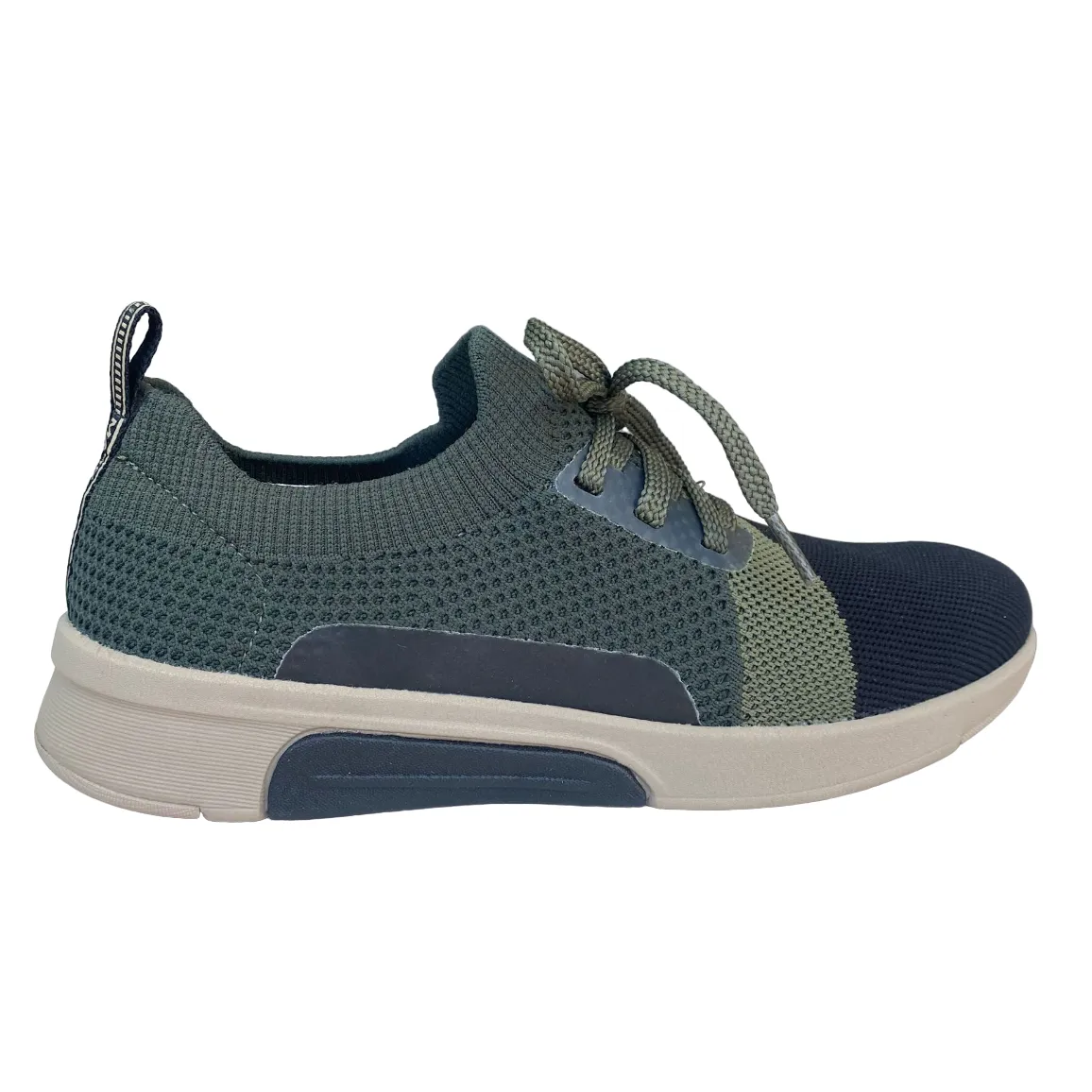 Skechers scarpa sneakers da donna Sequoia 68717 OLBK verde oliva nero Heel Clutching System