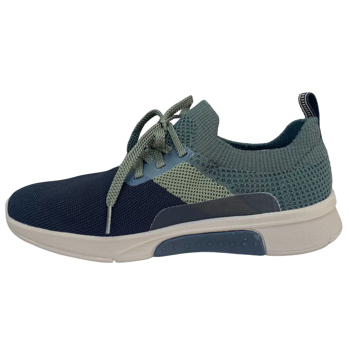 running on track Skechers scarpa sneakers da donna Sequoia 68717 OLBK verde oliva nero