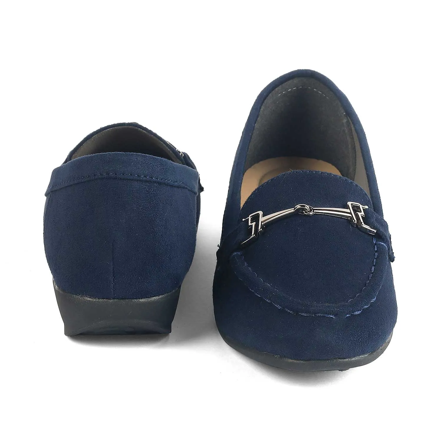 Tresmode Angie Blue Women's Casual Loafers Simple Comfort Design