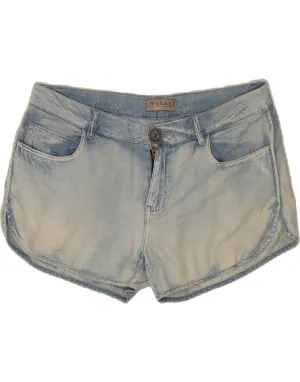 Warm Days Athletic Cut GUESS Womens Denim Shorts W34 Large Blue