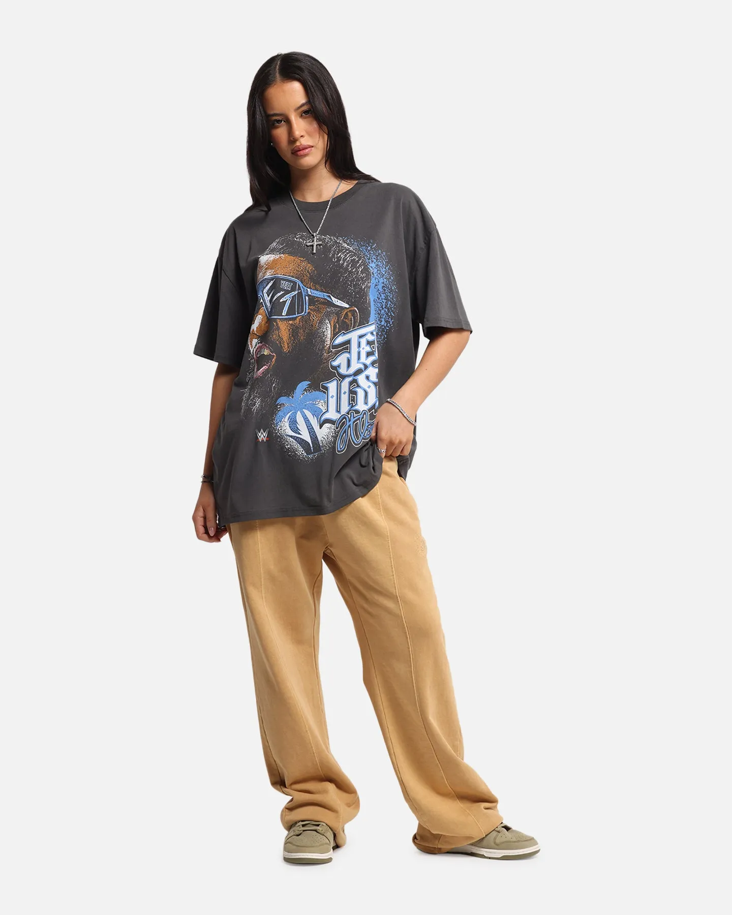Culture Kings X WWE Jey Uso Wrestlemania XLI Heavy T-Shirt Black Wash Active Lifestyle Stylish Fit