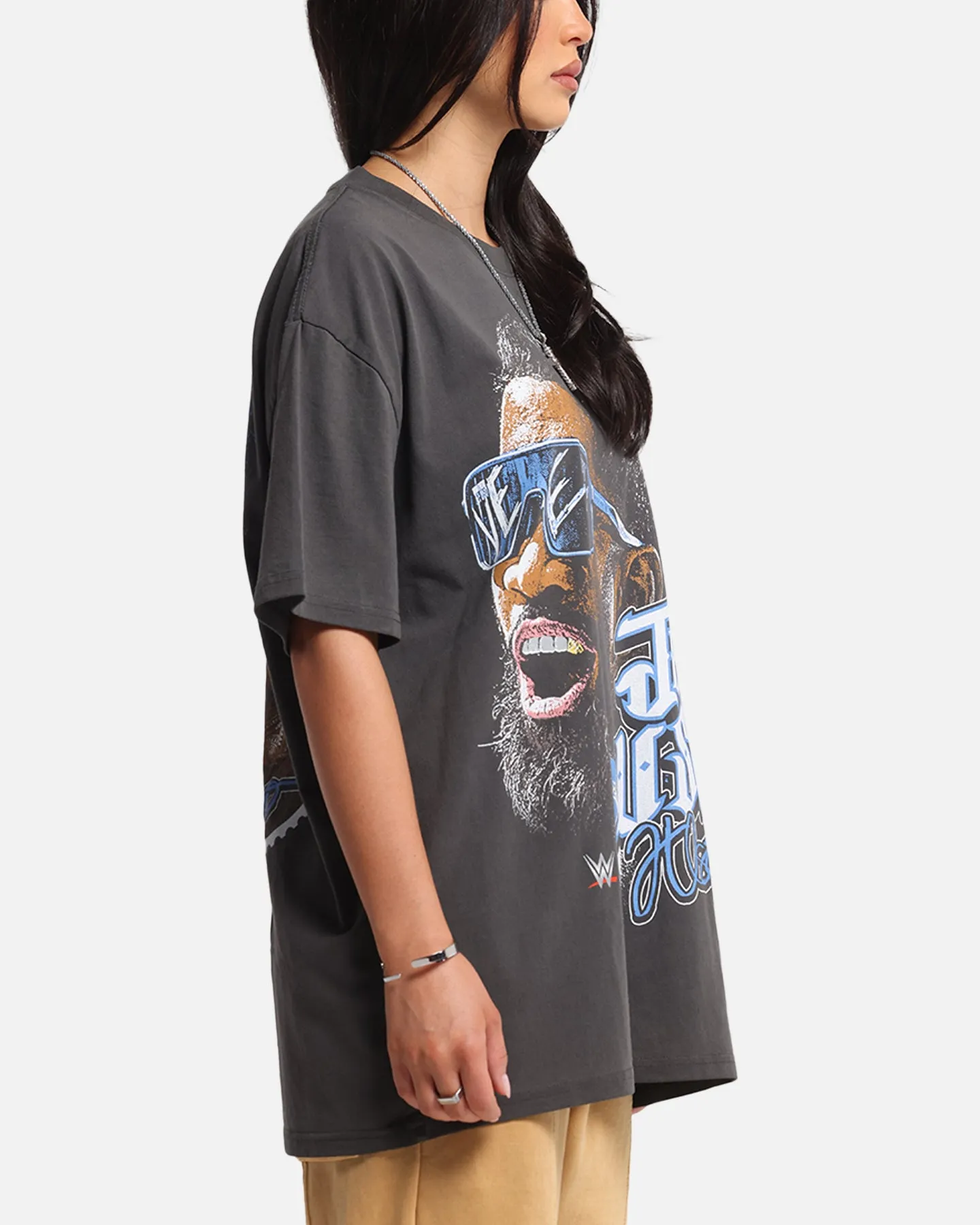 Culture Kings X WWE Jey Uso Wrestlemania XLI Heavy T-Shirt Black Wash Heather Texture Finish shopping