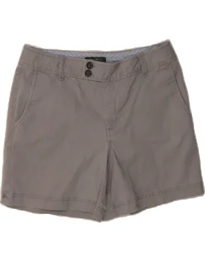 Versatile Layering EDDIE BAUER Womens Seattle Chino Shorts US 12 Large W34  Grey Cotton