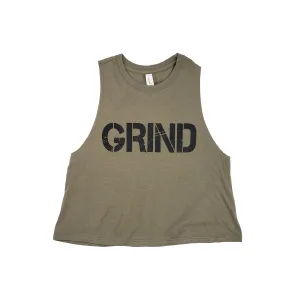 Elasticated Cuffs Women's Grind Crop Tank