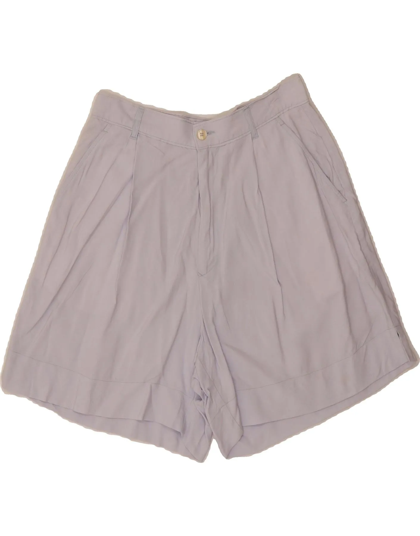 clean look Clean Fabric STEFANEL Womens High Rise Casual Shorts IT 44 Medium W28 Purple Viscose