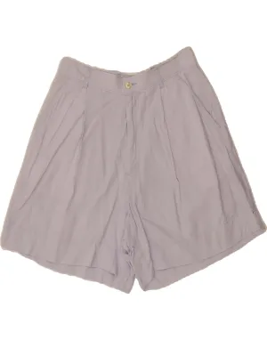 clean look Clean Fabric STEFANEL Womens High Rise Casual Shorts IT 44 Medium W28 Purple Viscose
