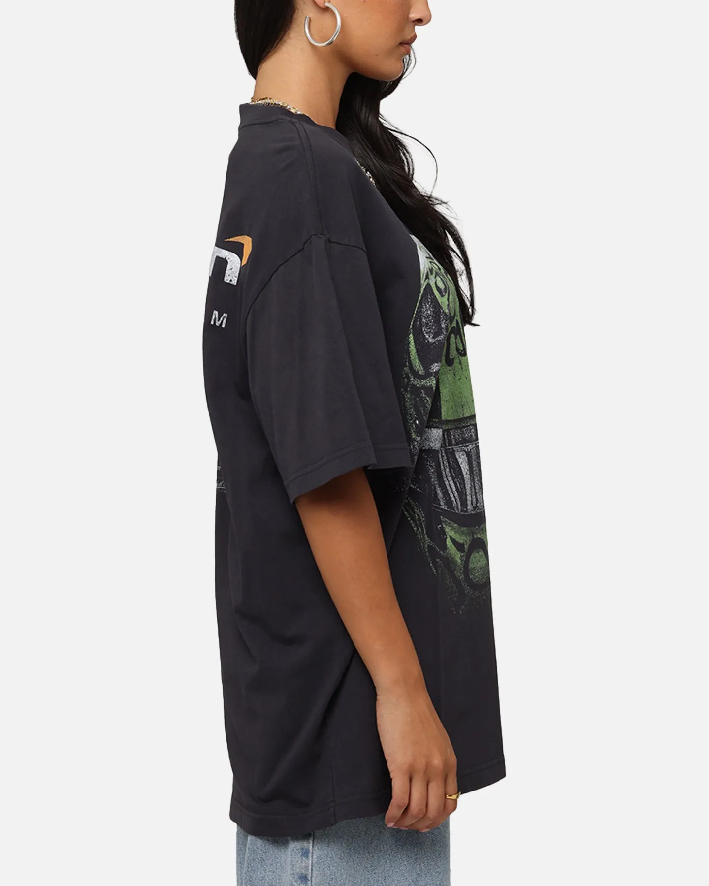 Sporty Layer Mitchell & Ness X Mclaren Lando Norris Helmet T-Shirt Faded Black