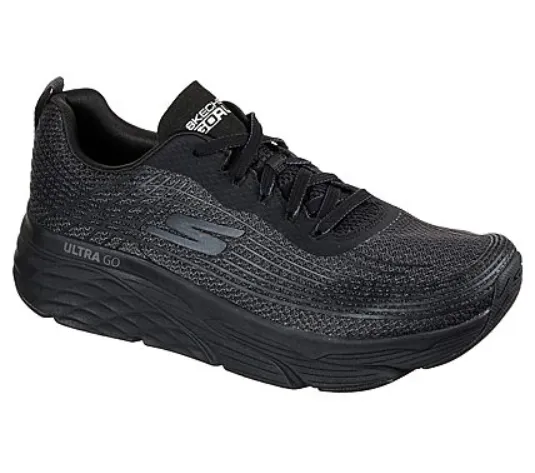 Skechers scarpa da ginnastica da uomo Max Cushioning Elite 54430 BBK nero military - training running shoes Smooth surface traction