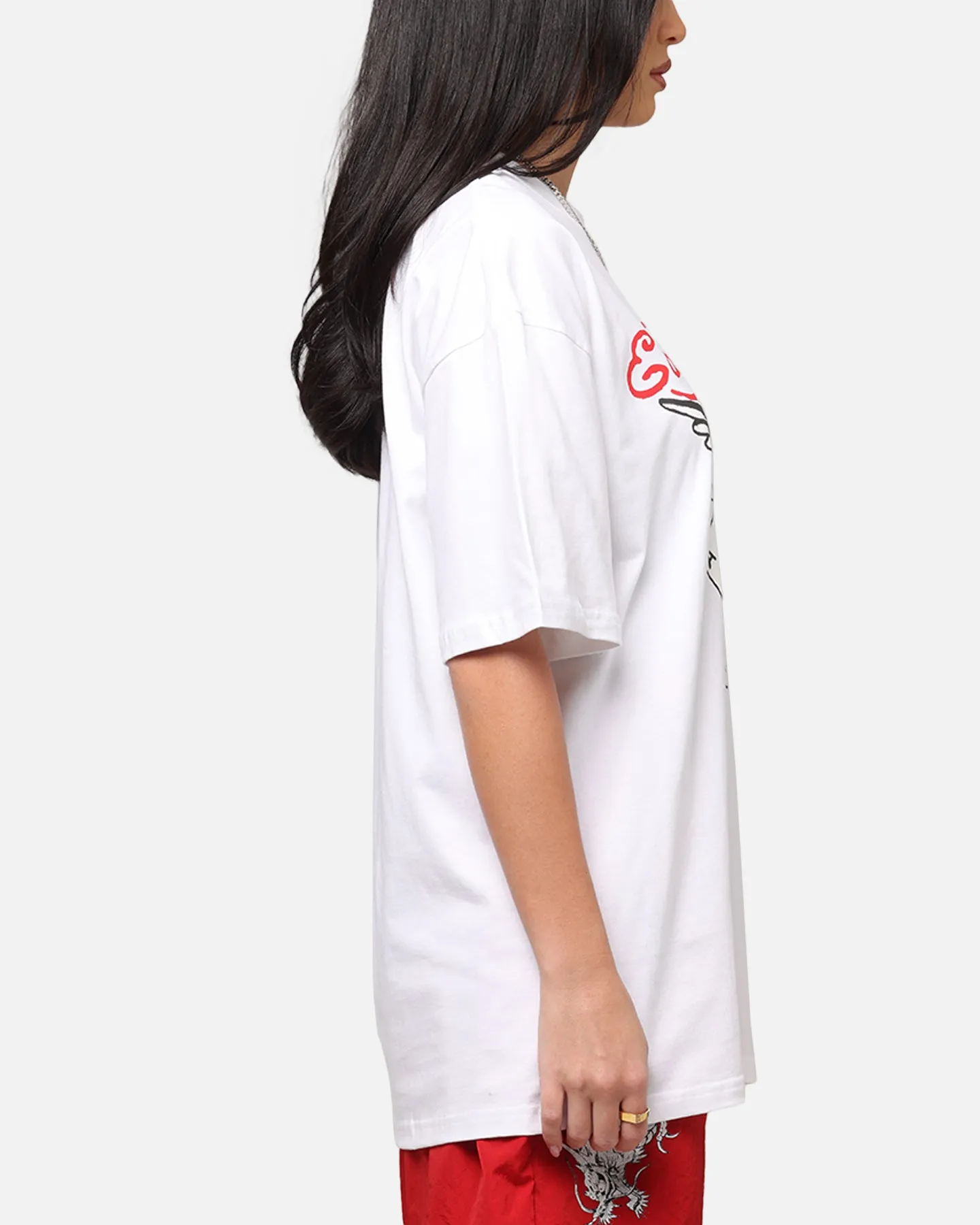 Ed Hardy Lost Luck T-Shirt White warm weather Cozy and Light