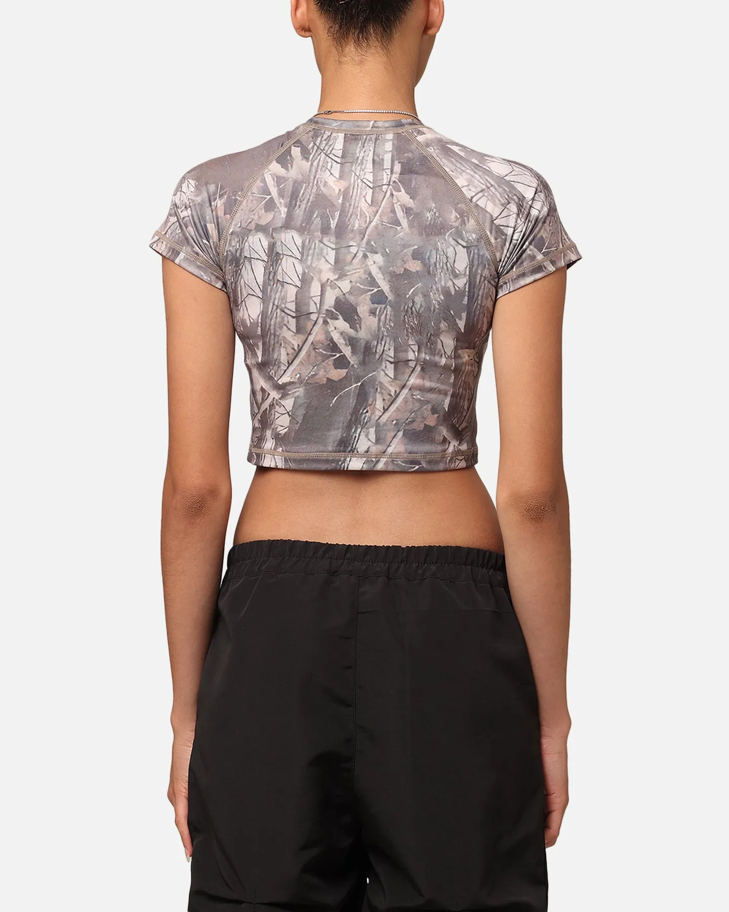 Relaxed Comfort Wear XXIII Women's Boiler Room Crop T-Shirt Hunter Camo