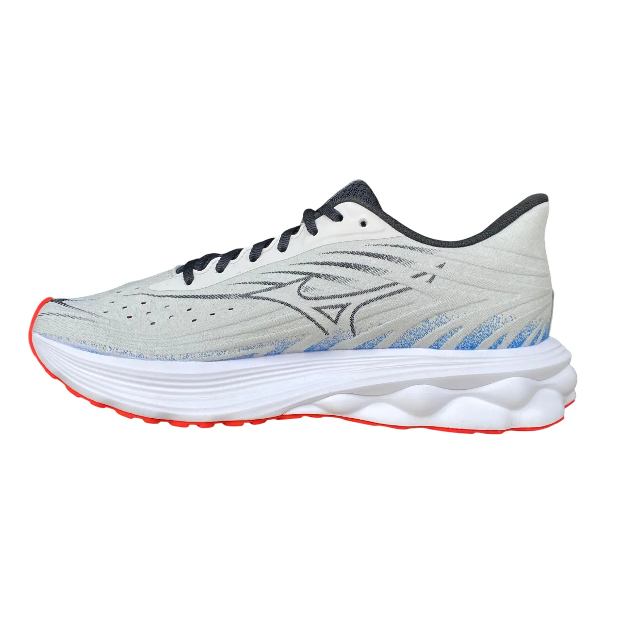 Mizuno scarpa da corsa da uomo Wave Skyrise 6 J1GC250906 indaco-bianco-menta Comfortable Outsole foam