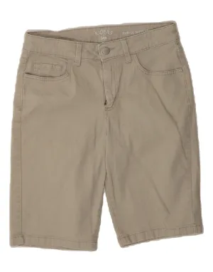 LEE Womens Riders Mid Rise Bermuda Shorts W30 Medium Grey Wind Resistant Material