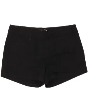 rooftop party look Hassle free maintenance VOLCOM Womens Chino Shorts W27 Small  Black Cotton