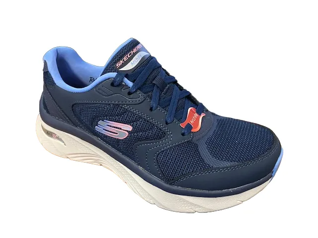 Ventilated Airflow Skechers scarpa da donna per il tempo libero Arch Fit D'Lux 149686/NVBL blu