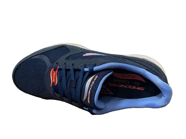 Skechers scarpa da donna per il tempo libero Arch Fit D'Lux 149686/NVBL blu Enhanced Performance