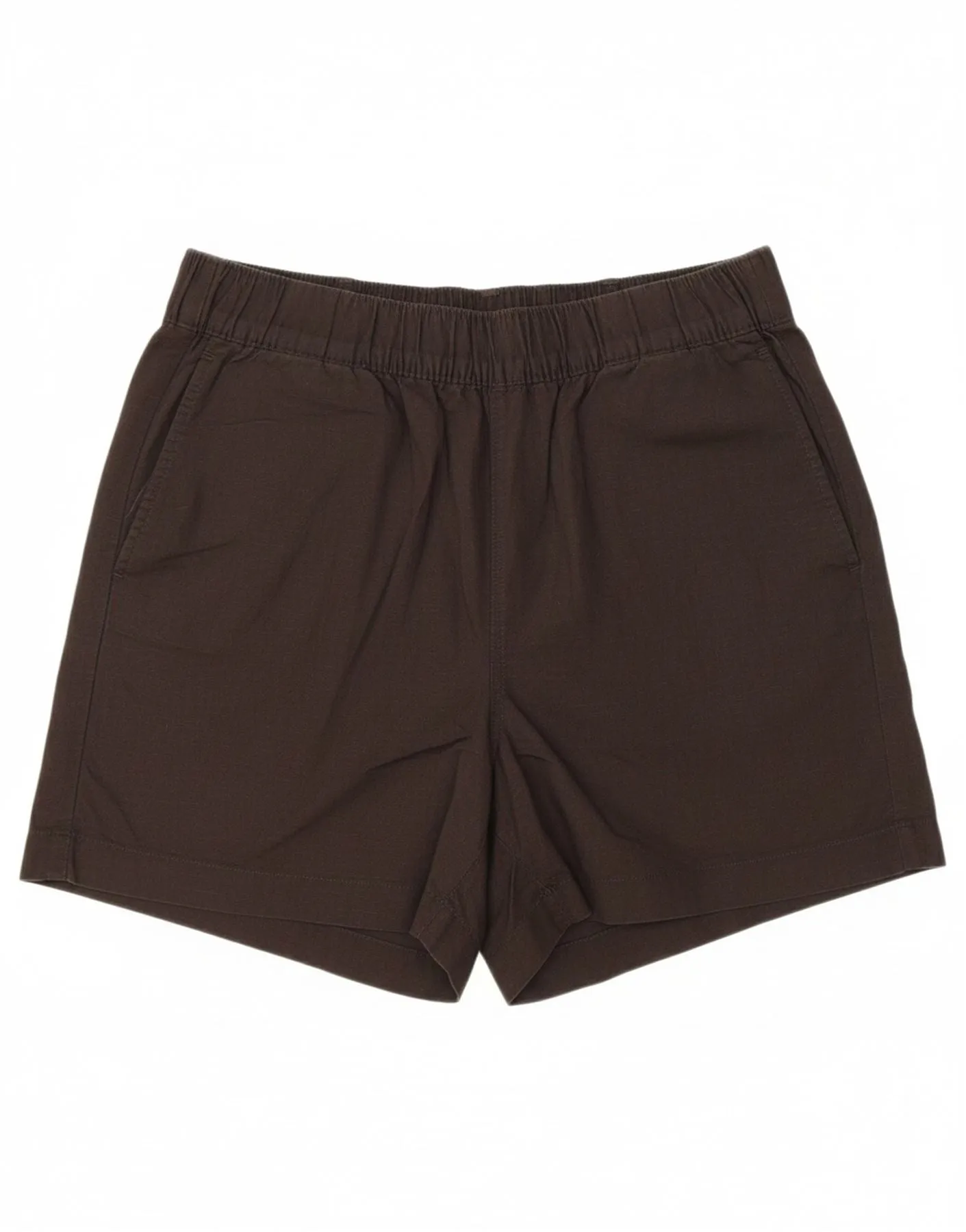 Reflective Safety Stripes EDDIE BAUER Womens Chino Shorts US 12 Large W30 Grey Cotton