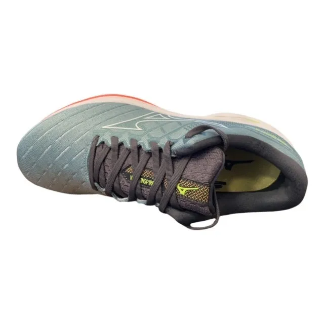"Mizuno Wave Inspire 18 J1GC224401 - Scarpe Running Uomo Blu multi - surface outsole shoes Abrasion Resistant Guardrails