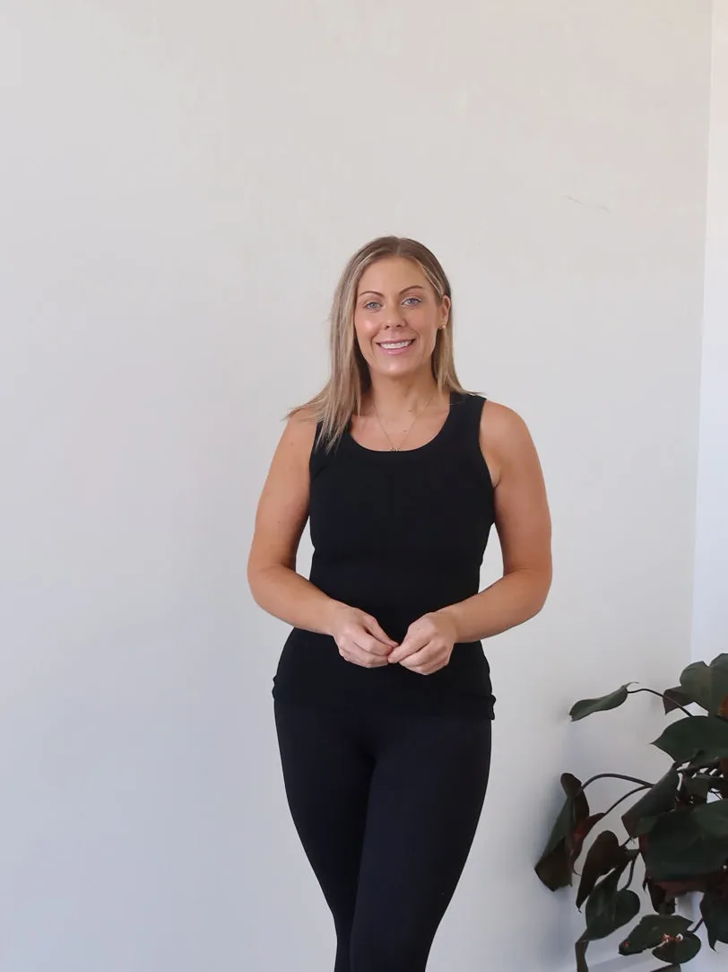 SoftTouch Surface Charlee Tank - Black