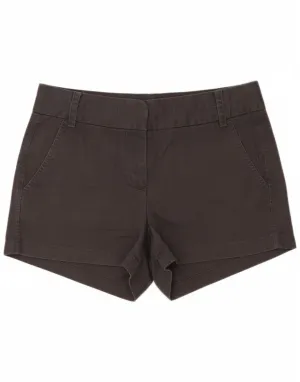 J. CREW Womens Chino Shorts US 6 Medium W30 Grey Cotton Vented Hem Details