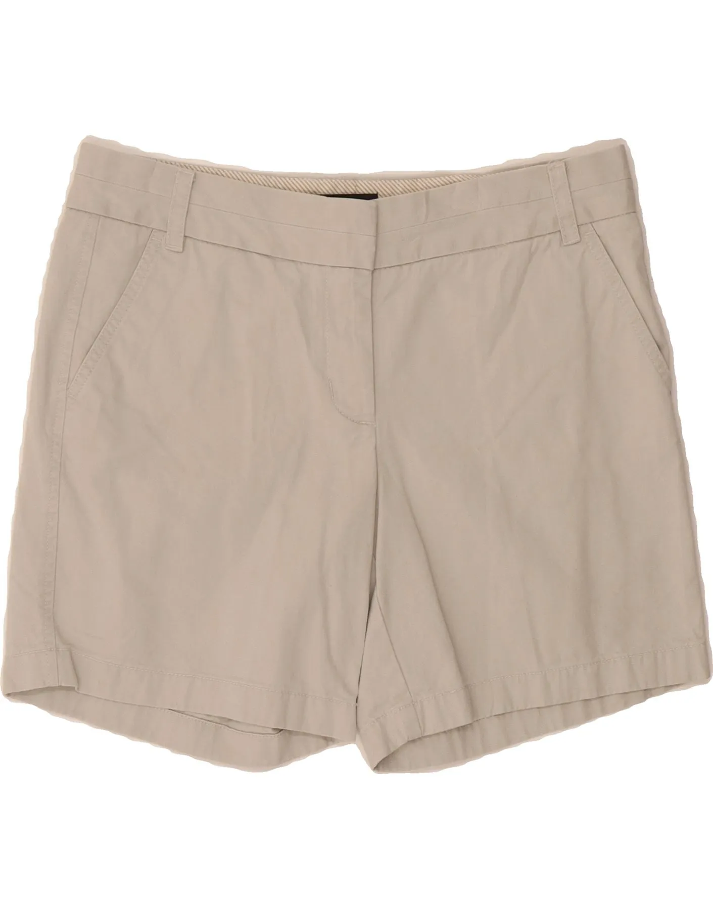 Sporty Comfort Fit energetic look J. CREW Womens Chino Shorts US 8 Medium W34  Beige Cotton