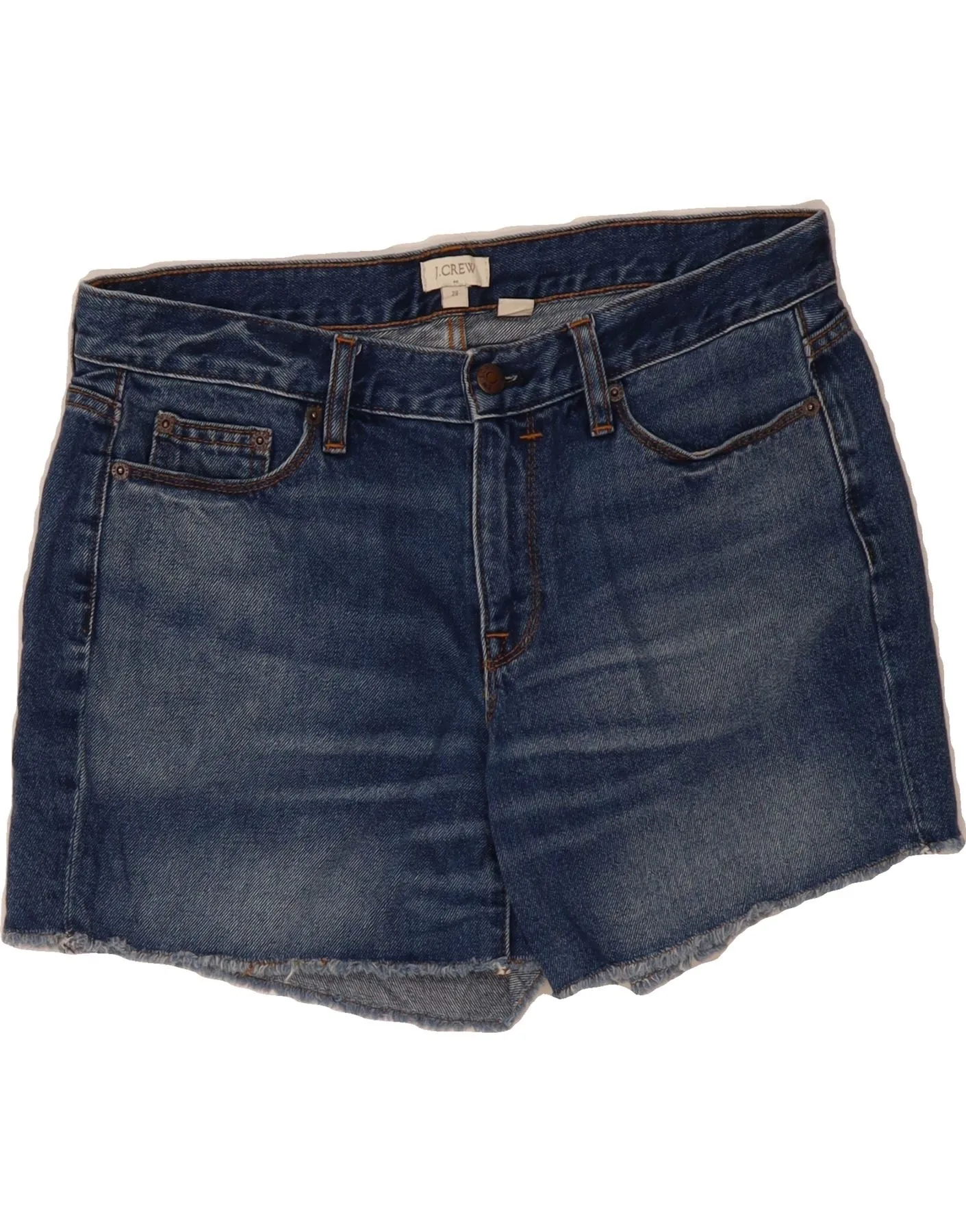 Stretchable Material J. CREW Womens Denim Shorts W28 Medium Blue Cotton