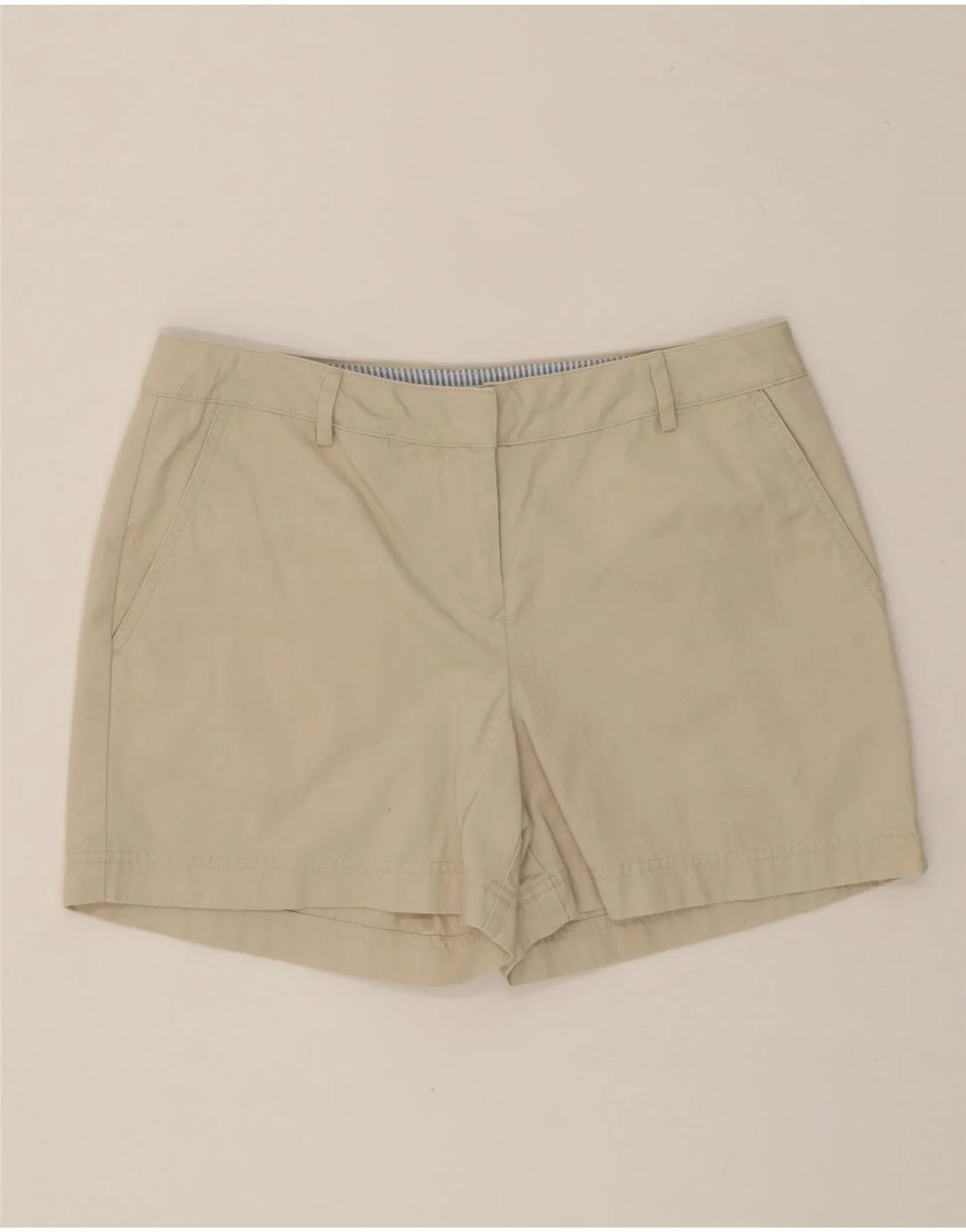 Cotton shorts TOMMY HILFIGER Womens Chino Shorts US 6 Medium W30  Beige Cotton