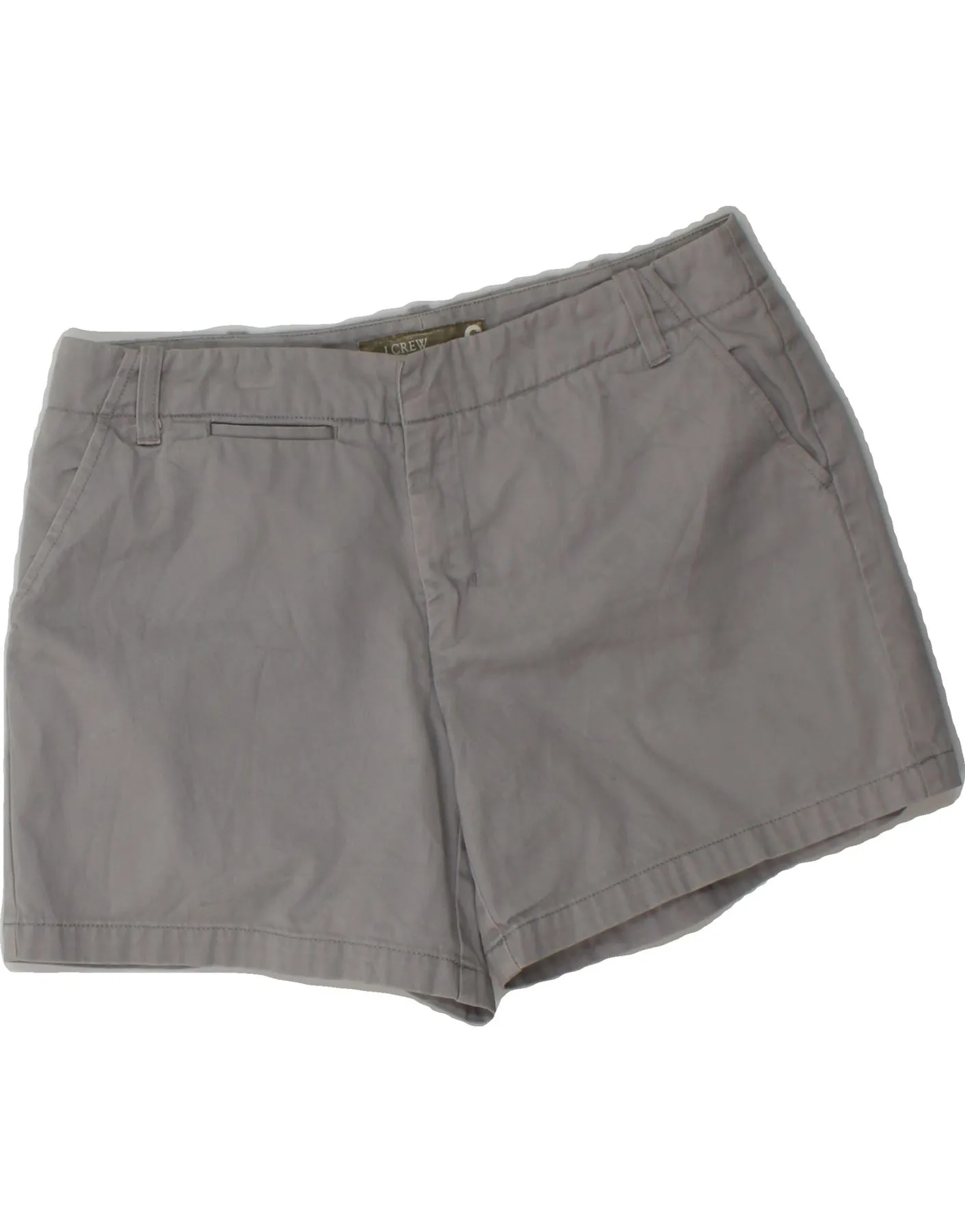 hospitality industry J. CREW Womens Chino Shorts US 6 Medium W32  Grey Cotton